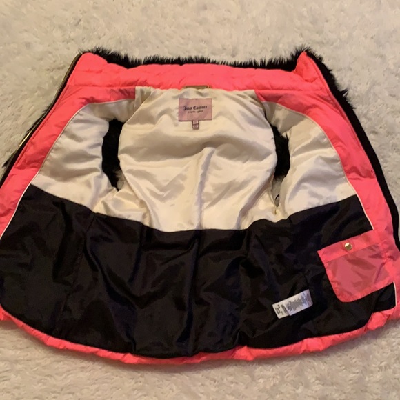 Juicy couture vest fur coat outerwear jacket xsml - Picture 15 of 17